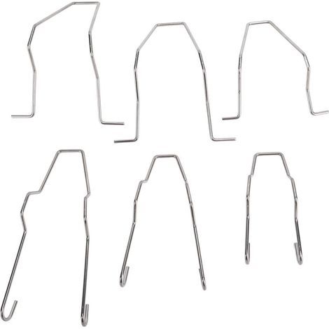 Clip per lampadine auto in acciaio inox, 6 pezzi, molla di fissaggio per fari antigraffio per lampadine H1 H3 H4 H7 (1/5)