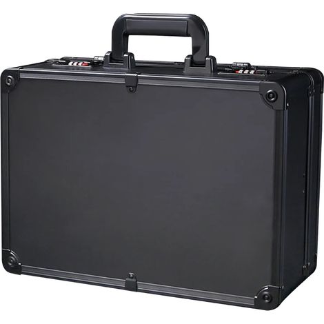 Organisateur de Boîte de Rangement, Design Multi-Couches, Mécanisme de Verrouillage Sécurisé, noir (1/2)