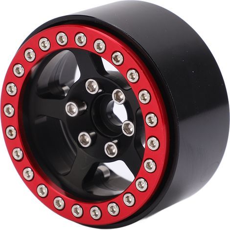 Roue Beadlock - 1,9 Pouces - Alliage D'aluminium - 5 Trous - Jante Argentée - Pour Voiture Télécommandée - Lot De 4 (1/5)