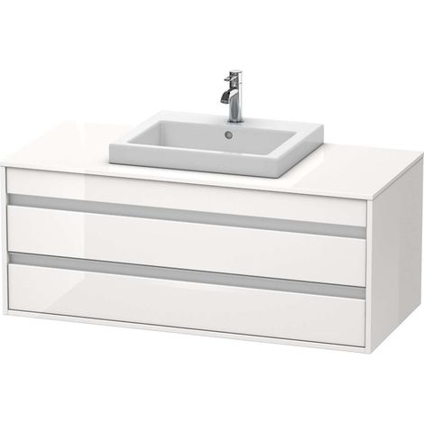 Lavabo consola Duravit Ketho, suspendido, 1200x496x550 mm, 2 (1/2)