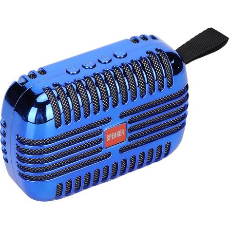 Enceinte Bluetooth Portable - Haut-Parleur Mini Extérieur avec Lecteur Carte TF et Clé USB - Radio FM - 10 m Portée Bluetooth - 1 Pièce (1/5)