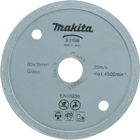 MAKITA B-21098 Glass & tile blade 85mm x 15mm