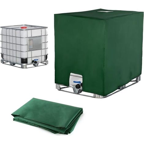 Bâche de Réservoir d'eau - IBC - 1000L - Tissu Oxford 210D - Anti UV - Vert (1/5)