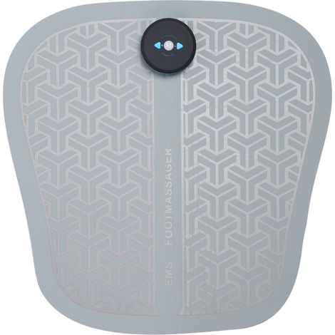 Appareil de massage électrique pour les pieds (EMS) - Stimulateur musculaire - Tapis de massage pour les pieds - Soulagement de la douleur - Soins de santé - Gris (1/5)