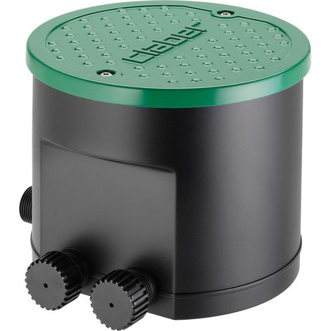 Claber – Programmateur arrosage IP68 avec 4 électrovannes – Fonctionne sur 2 piles AAA – Programmation hebdomadaire – Débit 25 l/min à 2.5 bar (1/7)