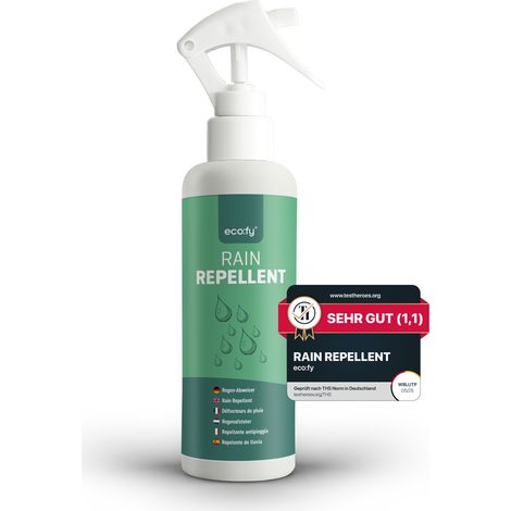 eco:fy Regen-Abweiser - Abperleffekt für Scheiben, Helmvisiere etc. - 0.25 l (1/5)