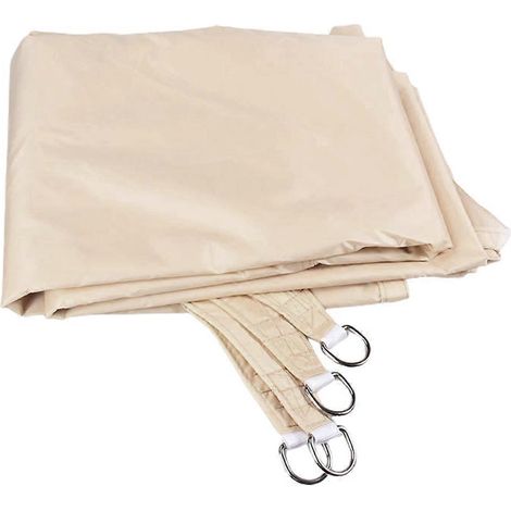 Voile d'ombrage extérieur 4 coins anti-UV, auvent de jardin résistant aux intempéries, durable pour terrasse et cour. (1/4)