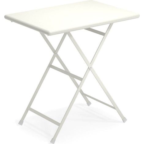 EMU Arc En Ciel Table pliante 70 x 50 Blanc Raggrinzato 23