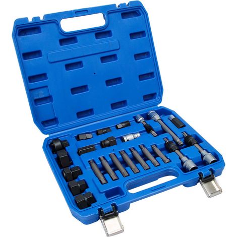 Kit de 24 pièces pour retirer poulie d'alternateur, outil de démontage pour réparation automobile. (1/5)