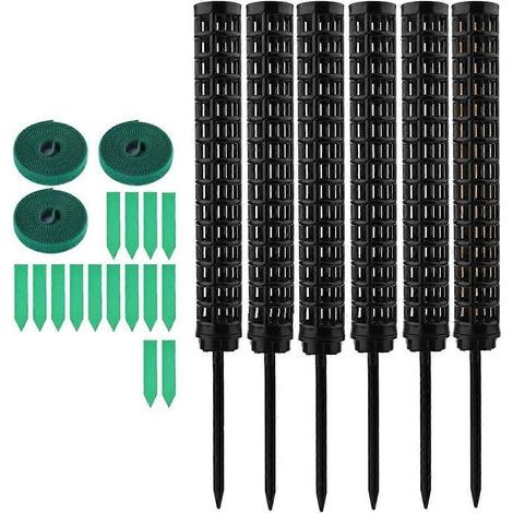 Treillis pour Monstera, tuteur en mousse, lot de 6 tuteurs pour plantes, plantes d'intérieur en noix de coco, tuteur pour plantes, poteau en mousse, C (1/5)