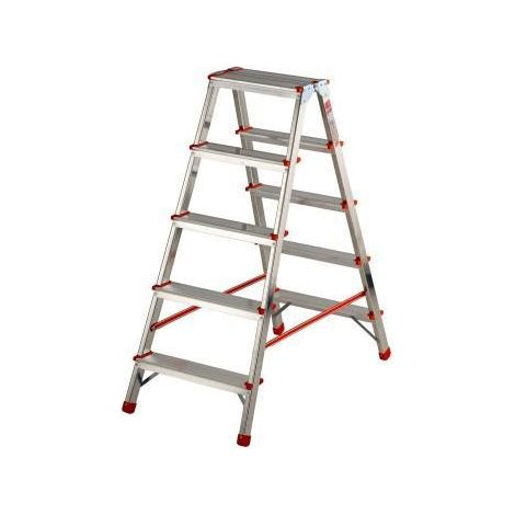 gierre-ba260-escalera de tijera de doble subida stylo (8 peldaños)