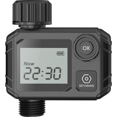 Programmateur d'arrosage pour jardin : dispositif d'arrosage automatique avec détection de pluie (système d'irrigation intelligent pour jardin et balcon) (1/5)