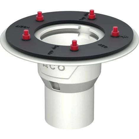 ACO Scarico a pavimento Passavant DN100/90 Gradi/2,0l/s/Superficie a pressione/epossidato, 5571.60.20