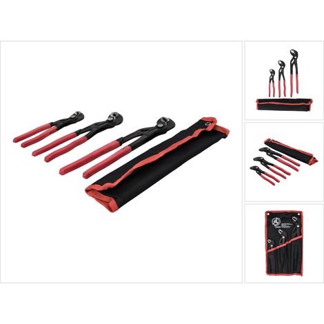 Bgs Technic – Jeu de pinces multiprises 175/240/300 mm – Blocage d'angle réglable – Pour pompes à eau – 75209 (1/5)