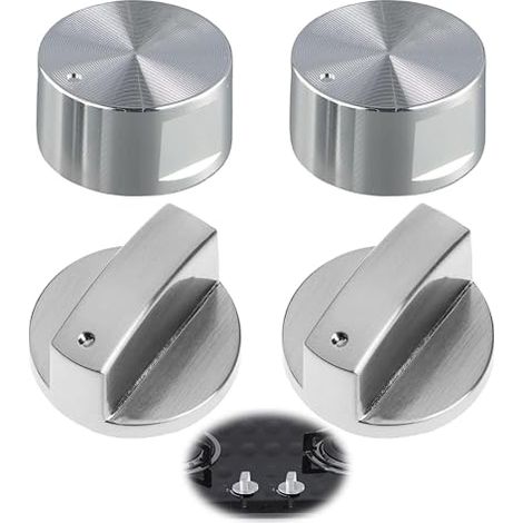 Pièces et accessoires pour tables de cuisson,Ensemble de boutons de commande pour cuisinière à gaz (6 mm) (1/5)