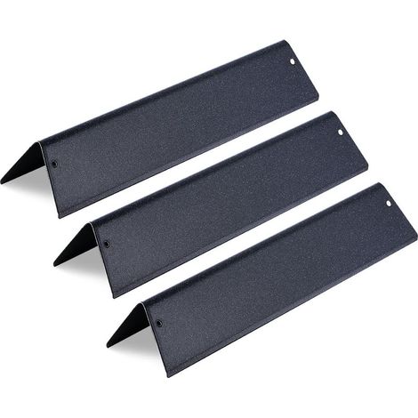 Barres Cache-brûleurs 3PCs, Déflecteur de Graisse pour Brûleur de 39 cm en Acier Émaillé, pour Weber Spirit I et II Séries 200, y Compris Spirit II E-210, II E-220, II S-210, E-210, S-210 (1/5)