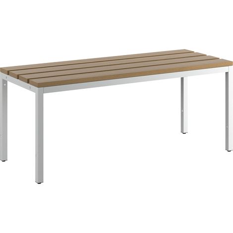 eurokraft basic, Banc de vestiaire, simple face, lattes en