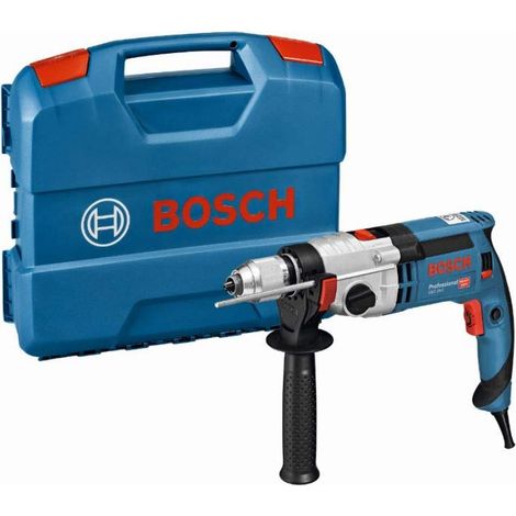 Bosch Professional 060119C801 Trapano con Percussione GSB 24-2, Coppia: 40/14.5 Nm, in Valigetta L-Case, 1100 watts, 18 volts (1/5)