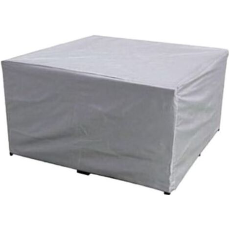 Housses de Meubles de Patio Coupe-Vent, Housses de Meubles de Jardin en Tissu Oxford 210D imperméable, Housses de Protection pour canapé de Chaise de Table d'extérieur(Silver,210X110X70cm) (1/4)