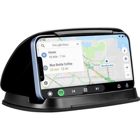 Soporte para teléfono de coche，soporte para salpicadero，soporte GPS antideslizante con sistema de fricción tipo bolita，compatible con Garmin (1/5)