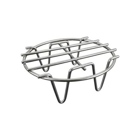 20 x 6 cm -Grille ronde pour cuisson vapeur - Isolation thermique - En acier inoxydable - Support de cuisson anti-adhésif multifonction pour casseroles et barbecues (1/5)