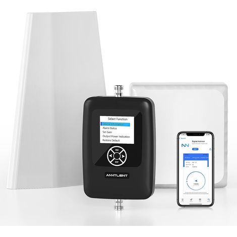 Amplificateur 5G 4G 3G Bande 20/8/3/1/7 avec écran Tactile LCD  Amplificateur GSM Tous Opérateurs - Gain Réglable Amplificateur Réseau Mobile pour Le Bureau à Domicile (1/5)