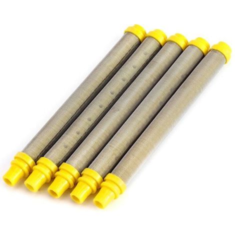 100 Mesh Éléments De Filtre À Pistolet À Pulvériser Airless, pour Pistolet de pulvérisation de Peinture sans air, 5 pièces (1/5)