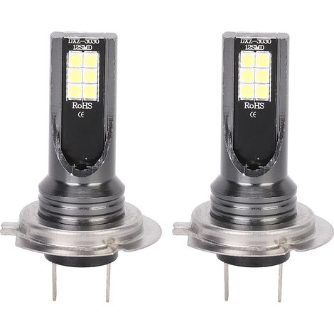 Phare H7 LED 24W 3000K 1000LM, 2 pièces, haute luminosité (1/5)
