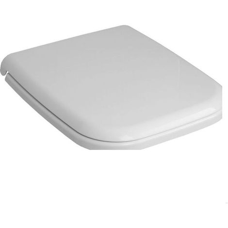 Balterley Deluxe Quick Release Soft Close Urea Toilet Seat Seat Only, 360mm - White Finish