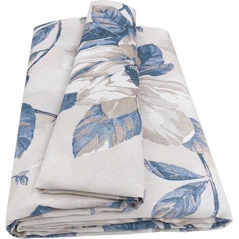Telo Arredo Fiorito Shabby Chic Multiuso Copridivano Cotone Granfoulard Coperta Picnic - 170X280 Cm