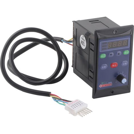 Regolatore di velocità digitale AC 220V 6-200W, unità di controllo della velocità del motore 0-100% (120W, fila singola, 6 pin) (1/5)