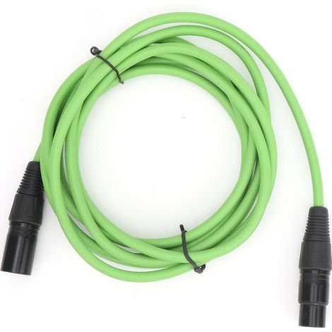 Symmetrisches XLR-Mikrofonkabel (Stecker auf Buchse), 3 Meter Kabel, Mikrofonanschluss (1/5)