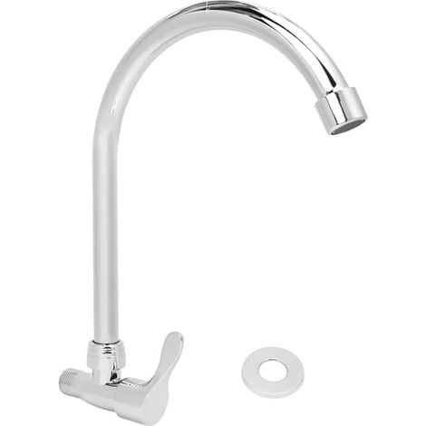 Robinet d'évier rotatif à 360 degrés en alliage de zinc G1/2 po pour cuisine domestique (1/5)