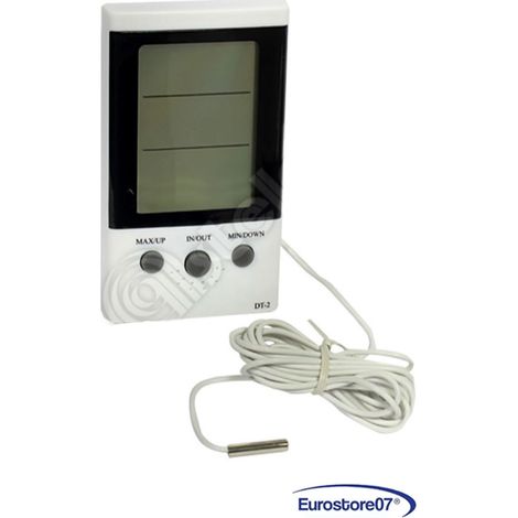 TERMOMETRO DIGITALE DT-2 FRIGORIFERO UNIVERSALE 50°C / +70°C mm: 115x62x15