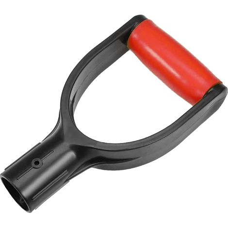 Manche de pelle en plastique avec poignée D, à neige 32 mm (1/5)