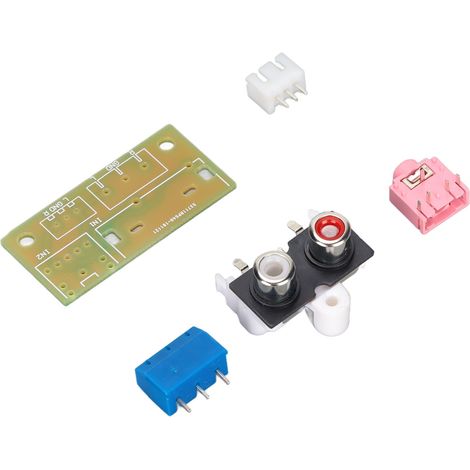 Carte d'adaptation d'entrée/sortie audio, câblage, plaque de connexion, prise jack 3,5 mm, bornier pour circuit imprimé (1/5)