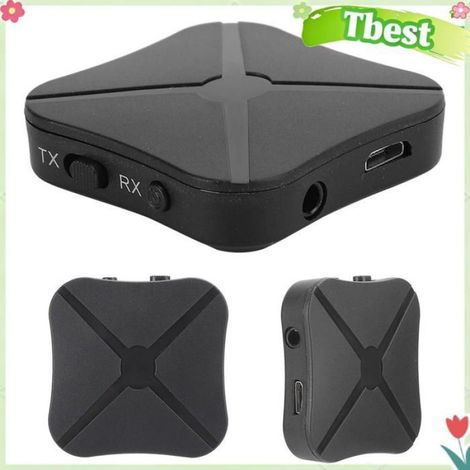 Tbest Récepteur émetteur audio 5.0 Émetteur Récepteur sans Fil 5.0 2 en 1, Adaptateur de Musique HiFi avec gps piece (1/4)