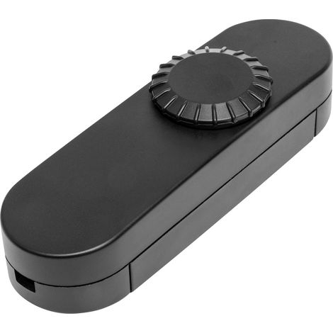 interBär 8136-004.01 LED-Schnurdimmer  Schwarz 1 x Aus/Ein  Schaltleistung (min.) 2 W Schaltleistung