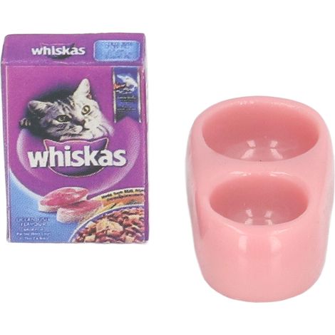 Miniature Nourriture pour Chats 1:12 - Accessoire Détaillé pour Maison de Poupée, Nourriture pour Chiens et Chats Miniature (1/5)