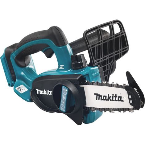 Makita – Élagueuse à batterie 18V – Guide de 11,5 cm pour branches jusqu'à 10 cm – Frein de chaîne en 0,5s – Huilage automatique