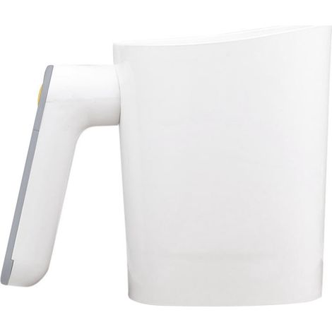 Tamis Électrique Pour Farine - Capacité 1 L - Fonctionnement À Bouton Poussoir - Structure En Acier Inoxydable Et Corps En ABS - Blanc (1/5)