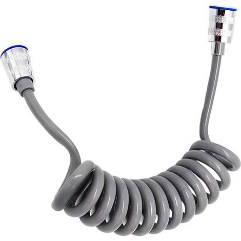 Tuyau de douche flexible - AVIZAR - 1,5 m - Extensible - Raccord 1/2" - ABS (1/4)