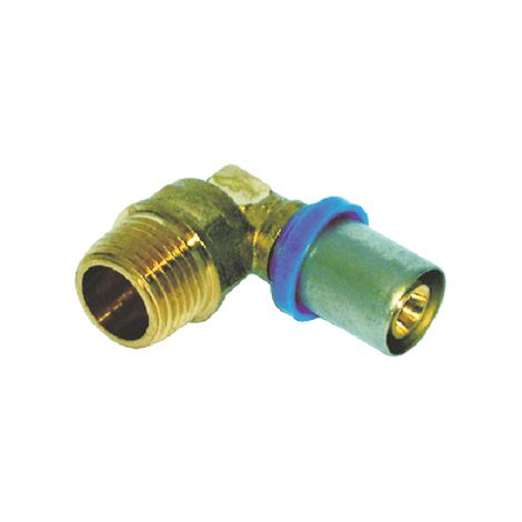 GOMITO MULTISTRATO PRESSARE FIL MASCHIO BAMPI - OTTONE MM 20X1/2M- 10 pezzi