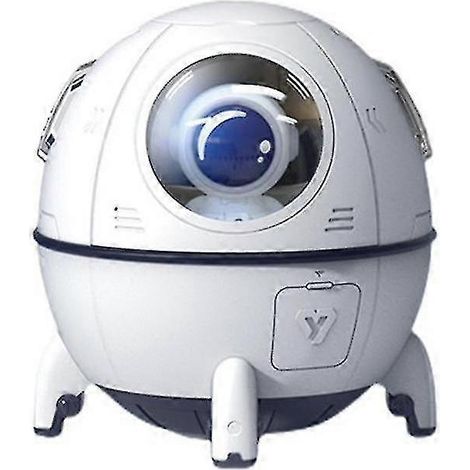 Humidificateur d'air d'aromathérapie en forme de vaisseau spatial astronaute, purificateur, diffuseur de parfum d'eau électrique (1/5)