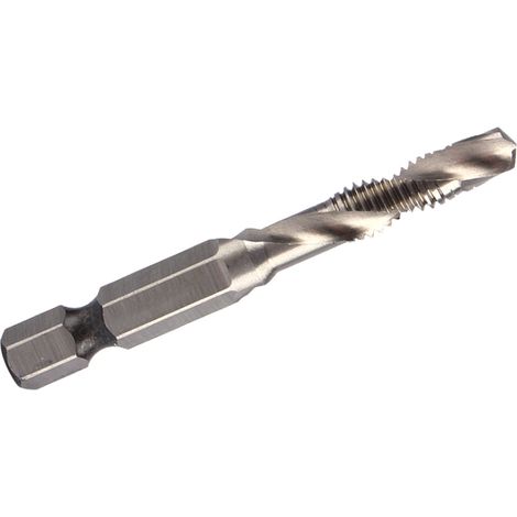Foret hexagonal M6 HSS 1/4" et foret de taraudage pour outil électrique (1/5)