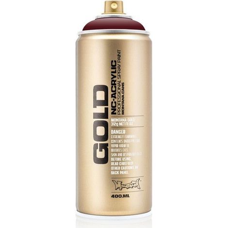 Bombe de peinture - Gold - Acrylique - Purple red - G3070 - 400ml - Montana Cans