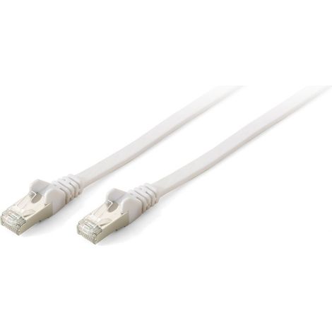 LATIGUILLO PLANO APANTALLADO U/FTP  CATEGORIA 6A/10G 3M COLOR BLANCO