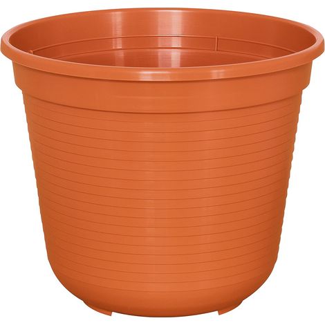 Geli – Pot de fleurs STANDARD – Terracotta, plastique PP, Ø 18 cm, 2,25 l