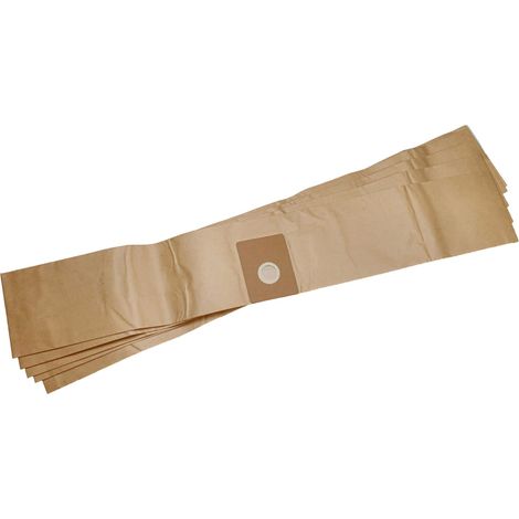 vhbw 5x Staubbeutel kompatibel mit Kärcher T 201 + ESB 28, T251, NT201, T 201, NT251 Staubsauger - 29,5cm x 16cm braun (1/5)