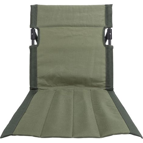 Chaise longue pliante portable, confort amélioré, en tissu Oxford, pour l'extérieur, idéale pour le jardin, le camping, la plage et les pique-niques (vert armée), parfaite pour la pelouse, le jardin, (1/5)